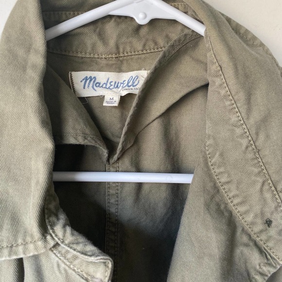 Madewell olive green sleeveless untility vest med - Picture 5 of 5